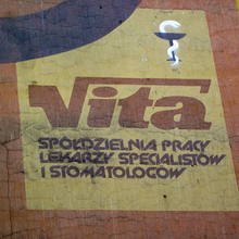 Mural for Vita medical cooperative, Wrocław