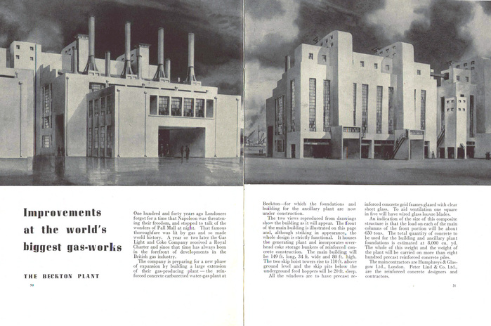 “Improvements at the world’s biggest gas-works: The Beckton Plant”