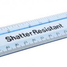 Helix shatter resistant ruler