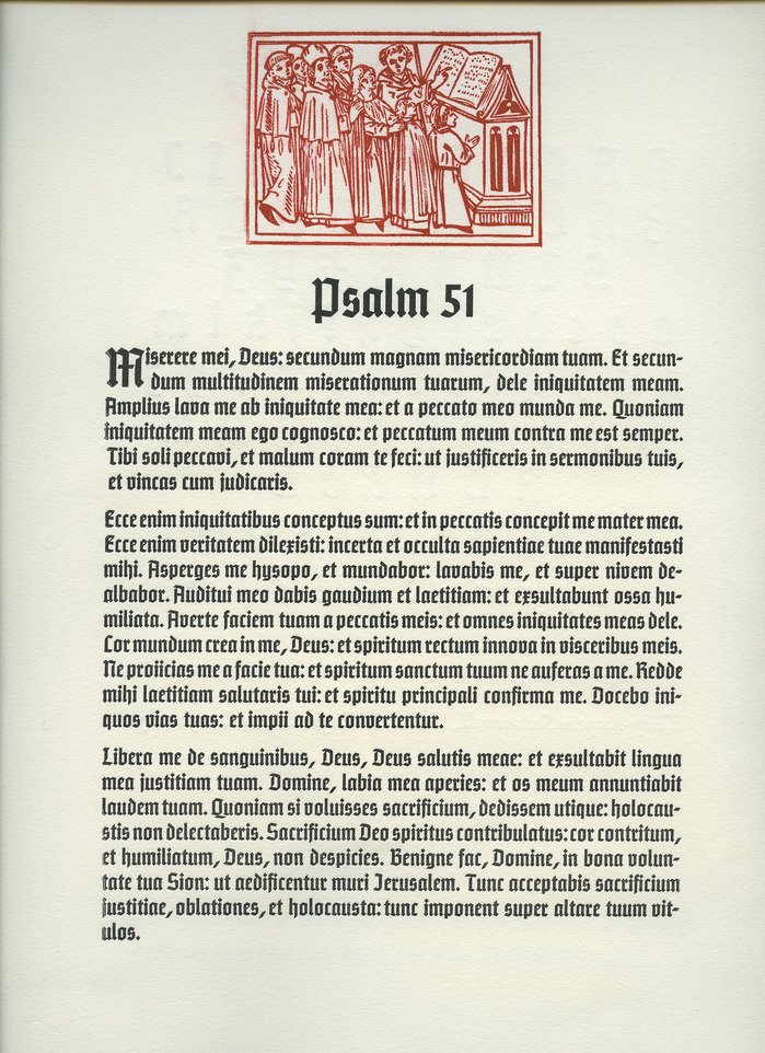 ATF Keepsake 2012: Psalm 51 1