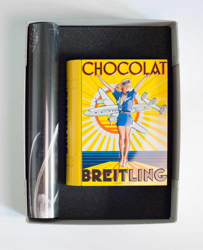 Chocolat Breitling candy tin 3