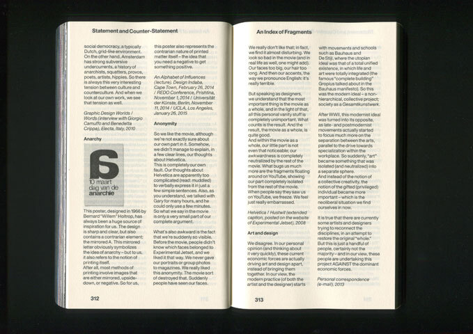 Statement and Counter-Statement, Automatically Arranged Alphabets, and Arts/Rats/Star 4