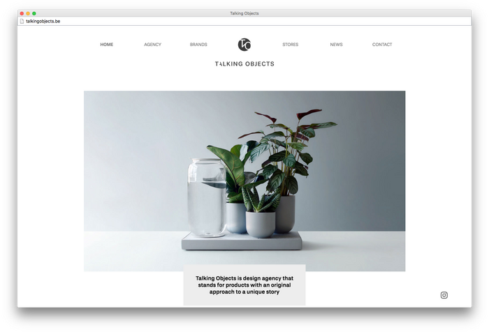 Talking Objects website 1