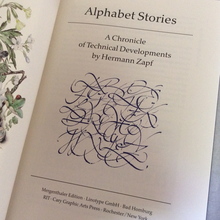 <cite>Alphabet Stories</cite> by Hermann Zapf