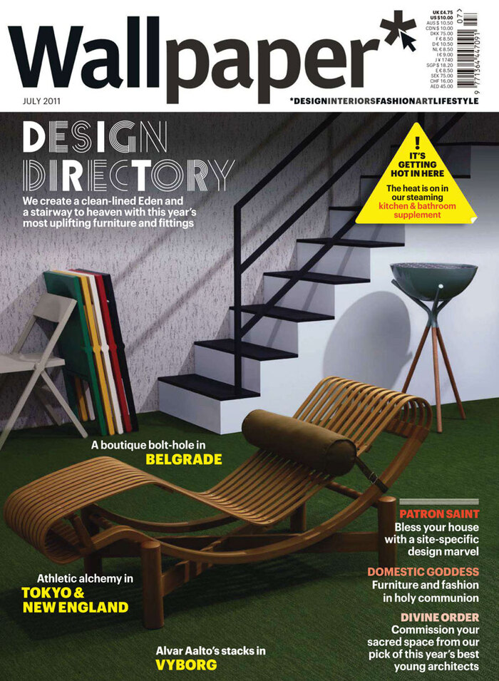 Cover photography by Leandro Farina, picturing the Tokyo outdoor chaise by Charlotte Perriand for Cassina, Piana folding chairs by David Chipperfield for Alessi, and the Druida barbecue by Juan Miguel Juarez, Laura Blasco and Alex Estevez for Mermelada Estudio.