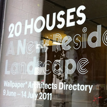 <cite>20 Houses. A New Residential Landscape</cite> exhibition, Wallpaper* Architects Directory