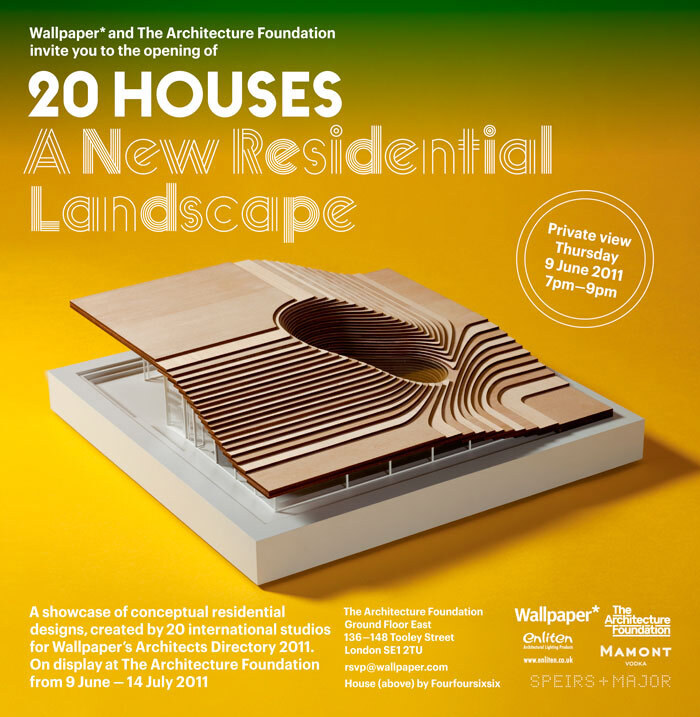 20 Houses. A New Residential Landscape exhibition, Wallpaper* Architects Directory 2