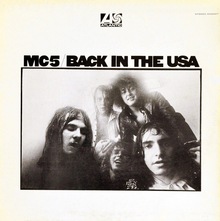 MC5 – <cite>Back in the USA</cite> album cover