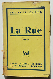Francis Carco edition, Albin Michel (1930s)