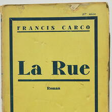 Francis Carco edition, Albin Michel (1930s)