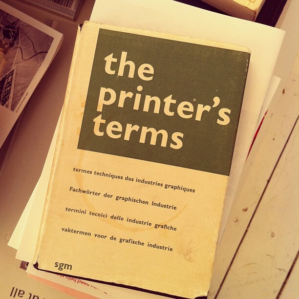 The Printer’s Terms, 2nd Edition 1