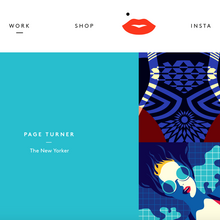 Malika Favre portfolio site