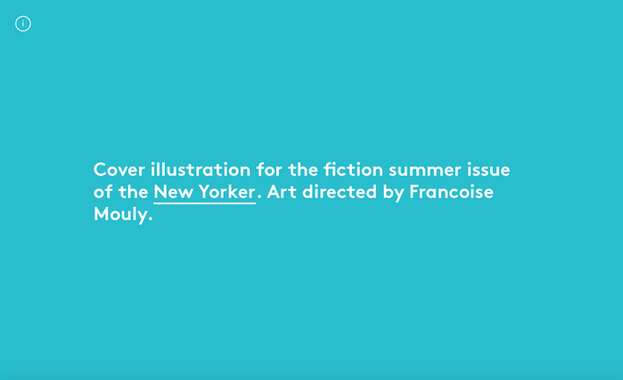 Malika Favre portfolio site 3