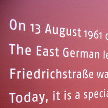 Berlin Wall Timeline Exhibition