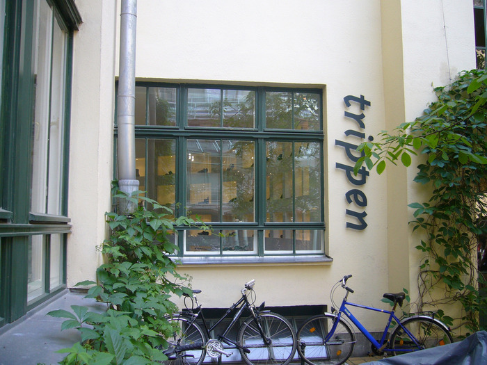 Trippen’s first showroom, at Hackesche Höfe in Berlin.