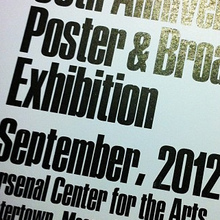 Poster Letterpress Guild of New England