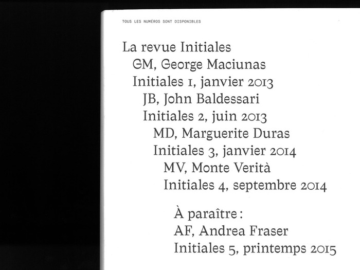 Initiales n° 04 – Initiales M.V. 5