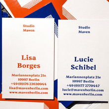 Studio Maven business cards
