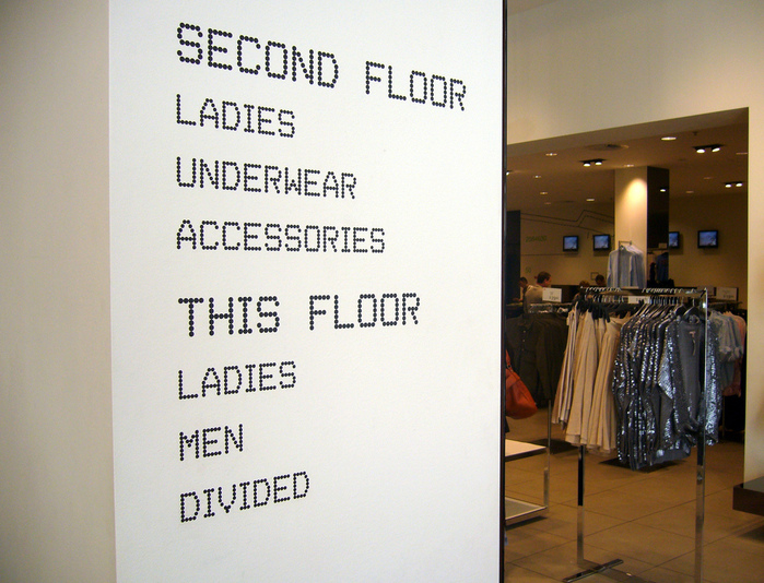 H&amp;M in-store signs, 2006 2