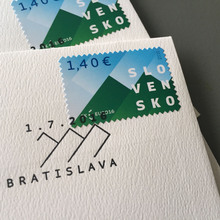 Slovakia EU Presidency post stamps