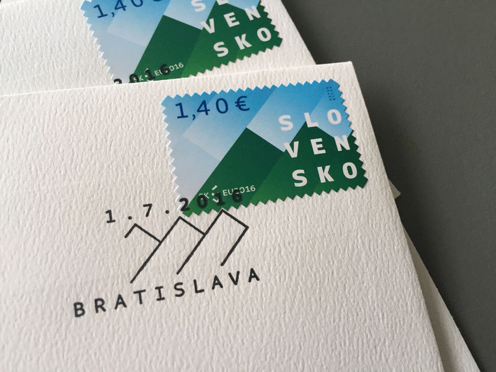 Slovakia EU Presidency post stamps 2