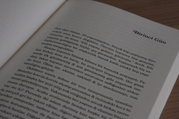 Heading is Bookmania Semibold 16/13pt, body text is Regular 10/13pt. 5×7.5″ paperback.