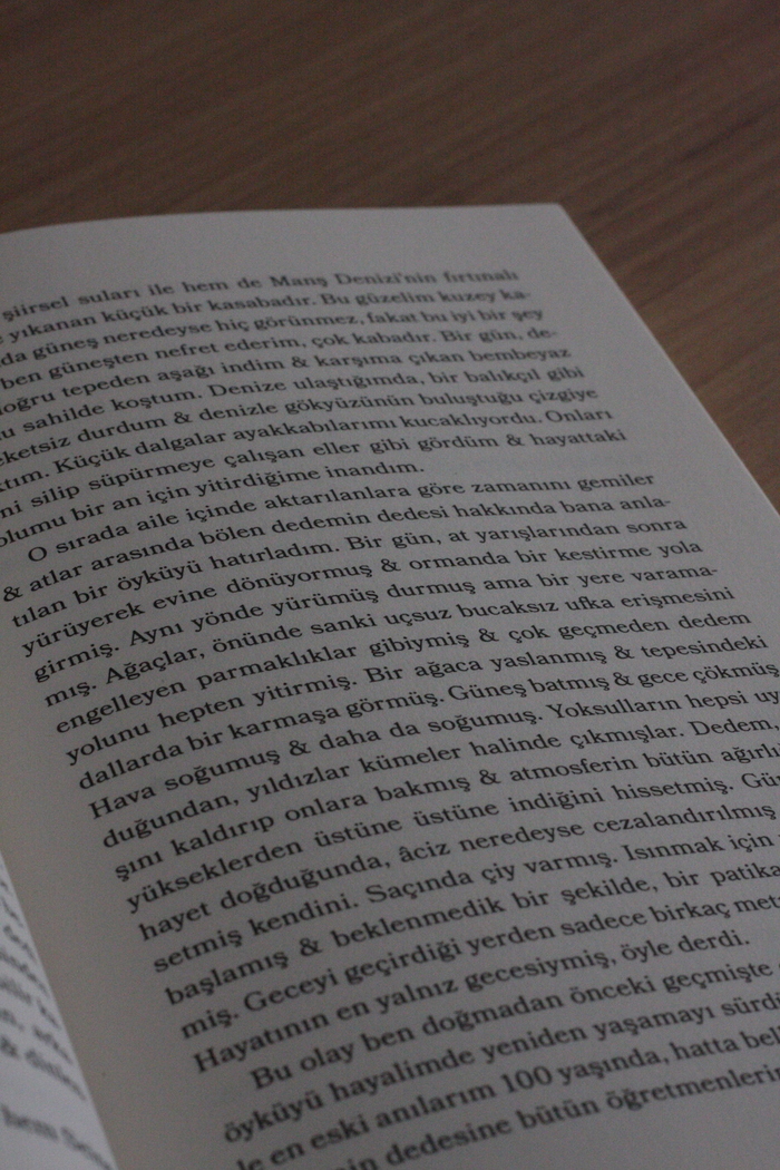 Kadife Bey is a novella about Erik Satie. The author used the ampersand (&amp;) a lot — as a homage to the composer’s interest in typography.