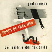 Paul Robeson – <cite>Songs of Free Men</cite> album art