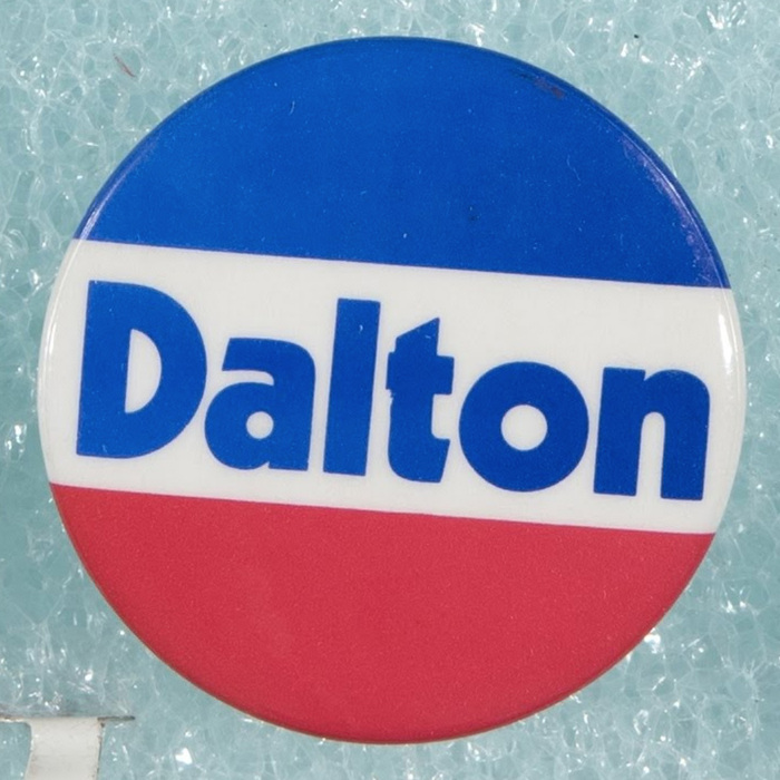 1978 campaign. Dalton for Governor.