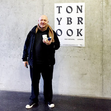 Poster for a Tony Brook lecture at HfG Offenbach