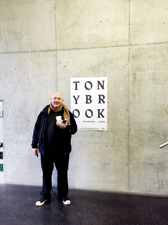Poster for a Tony Brook lecture at HfG Offenbach 2