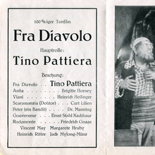 <cite>Fra Diavolo</cite> movie leaflet