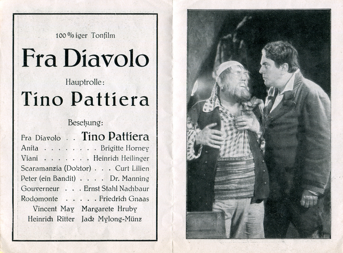 Fra Diavolo movie leaflet 2