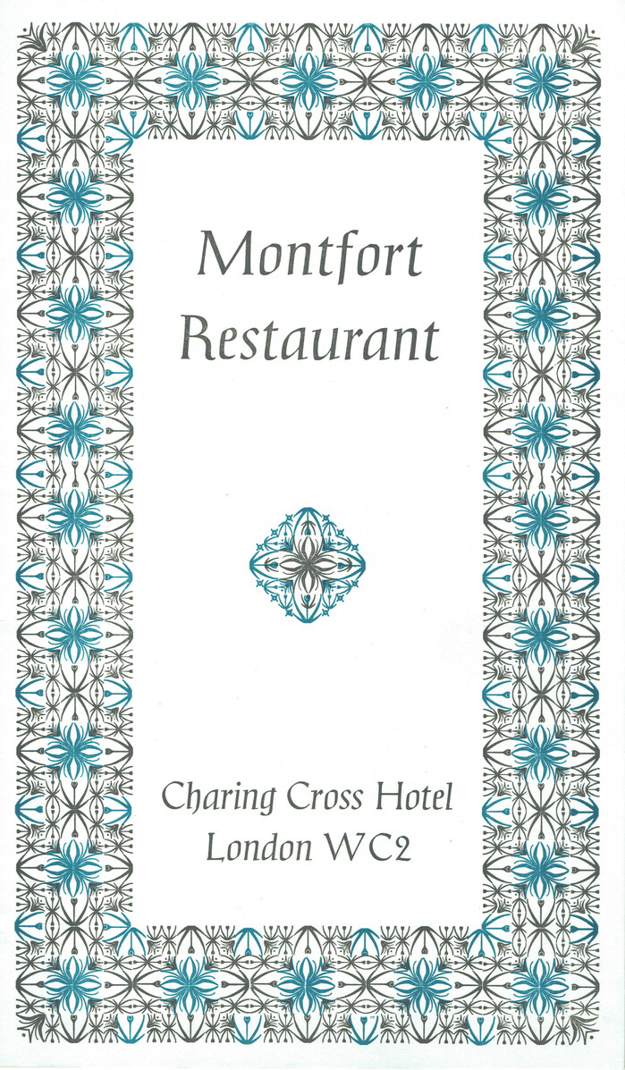 British Transport Hotels menu cards 2