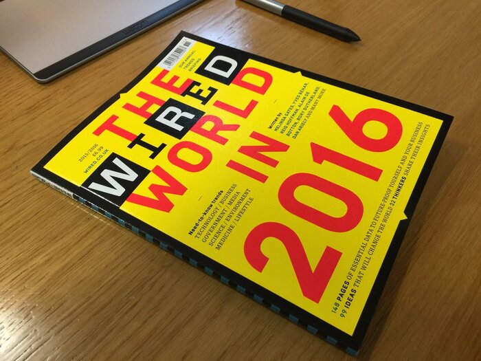 Wired UK, &ldquo;The Wired World&rdquo; 2015, 2016 1