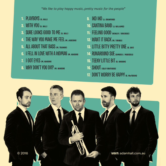 Adam Hall and The Velvet Playboys – With You album art 2