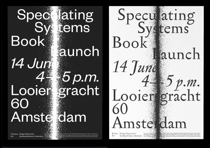 The Issue No. 1, “Speculating Systems” 8