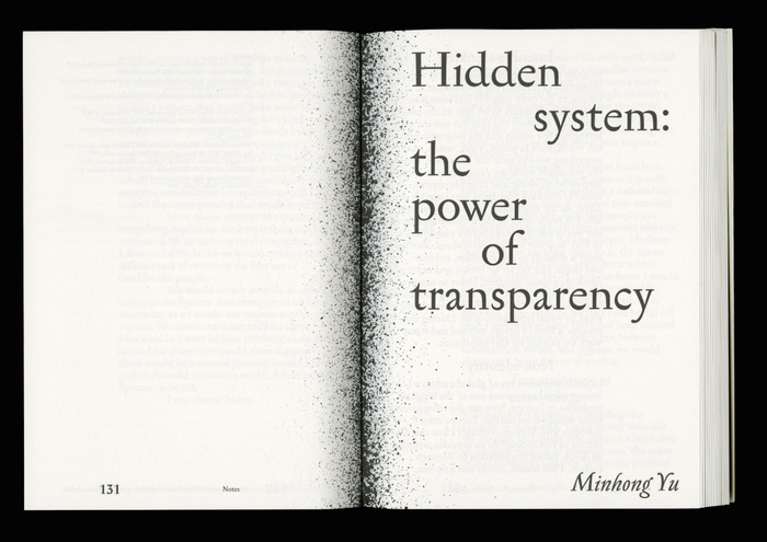 The Issue No. 1, “Speculating Systems” 5