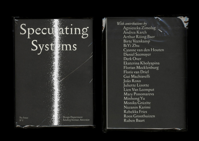 The Issue No. 1, “Speculating Systems” 1