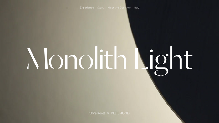 Monolith Light website 4
