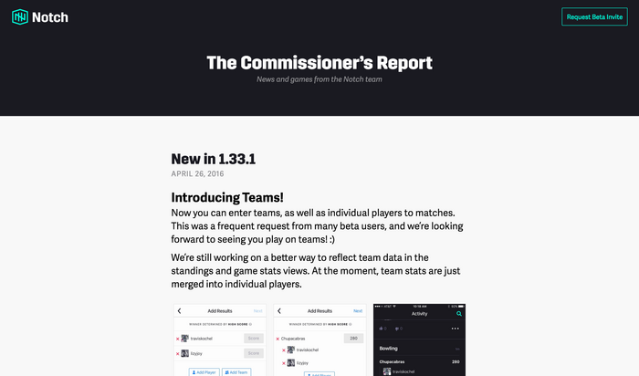 Notch app and website 8