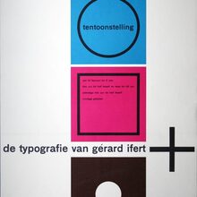 <cite>De Typografie van Gérard Ifert</cite> poster