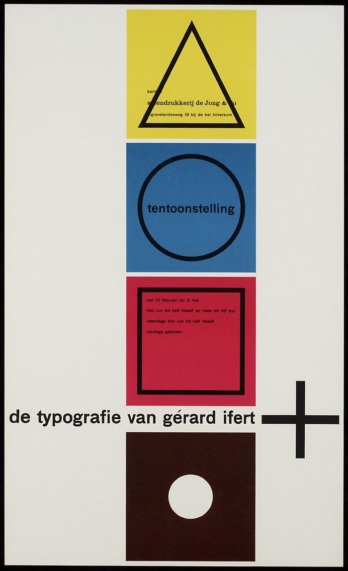 De Typografie van Gérard Ifert poster 2