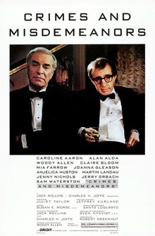 <cite>Crimes and Misdemeanors</cite> movie poster
