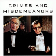 <cite>Crimes and Misdemeanors</cite> movie poster