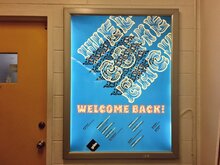 “Welcome back!” poster, VCUarts