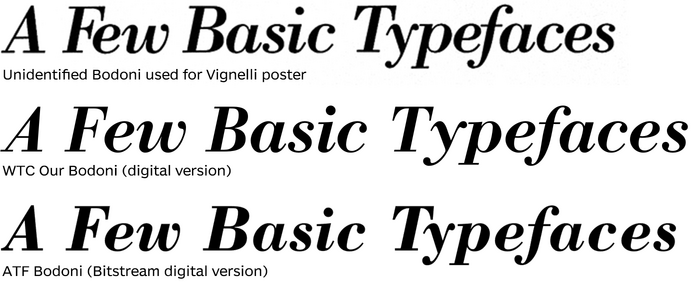 Massimo Vignelli’s A Few Basic Typefaces 2