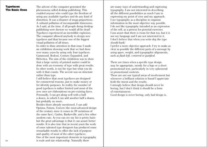 Massimo Vignelli&rsquo;s A Few Basic Typefaces 3