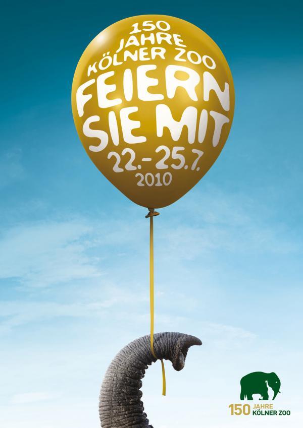 Kölner Zoo 150 year anniversary ad campaign 1