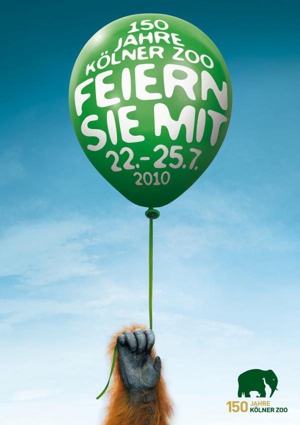 Kölner Zoo 150 year anniversary ad campaign 2